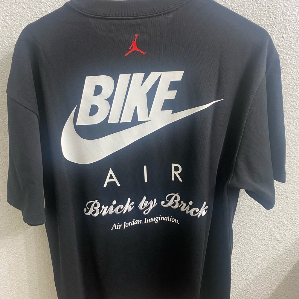 Jordan Brand x Bike Air Black and White Graphic Men's T-Shirt